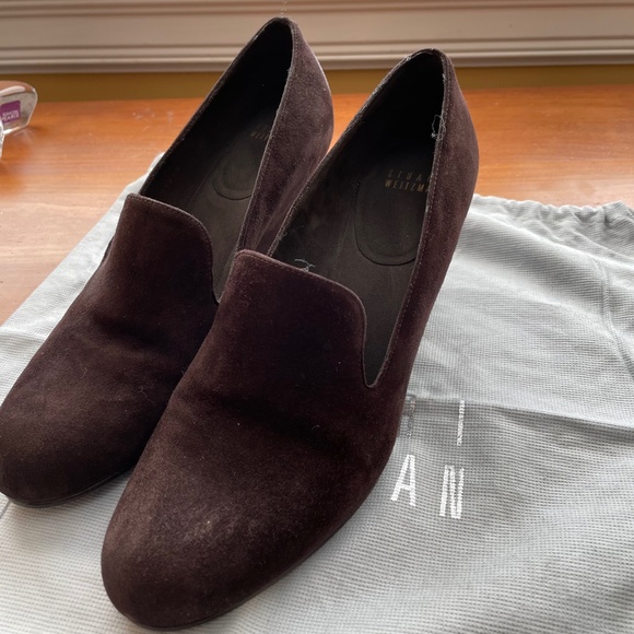 Brown Stuart Weitzman Suede Wedges - Picture 3 of 10